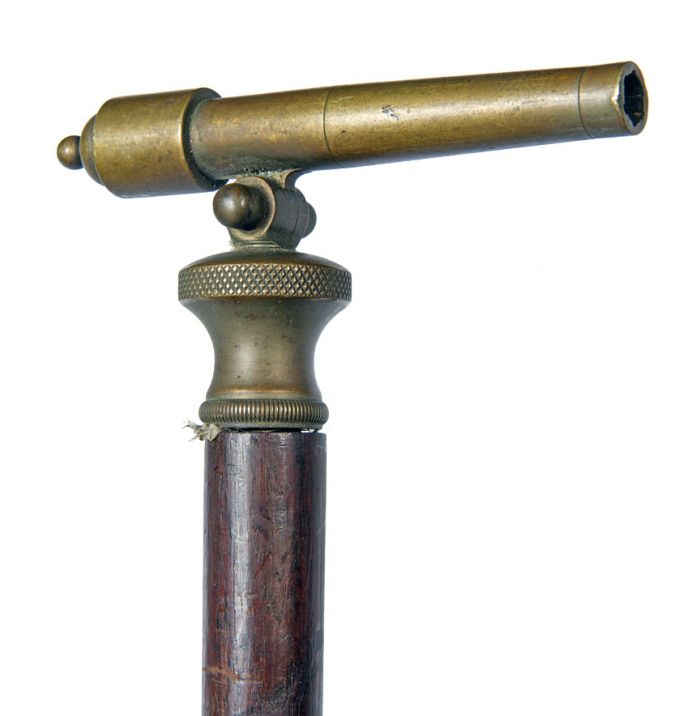 A Philadelphia Antique Curiosity Gun , Sword, and Cane Curiosa  Collection Estate Auction  - cannon_cane.jpg