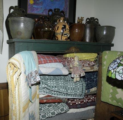 Mary L Weisfeld Living Estate Collection Abingdon Va. - Great_Quits_N_C_Pottery_Coverlets.jpg